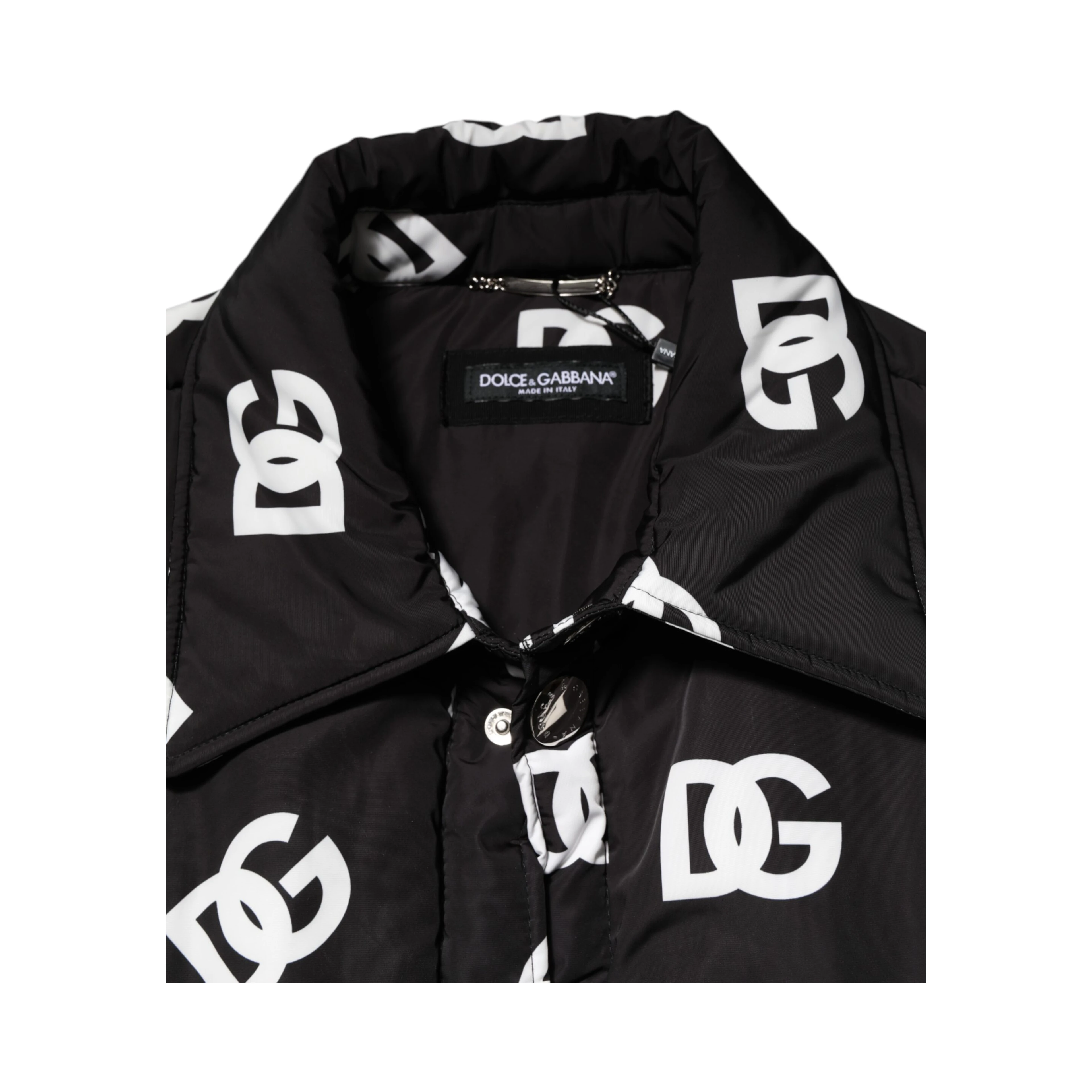 Black DG Monogram Nylon Windbreaker Jacket