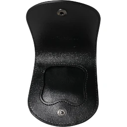 Black Exotic Skin Coin Condom Case Holder Pocket Wallet