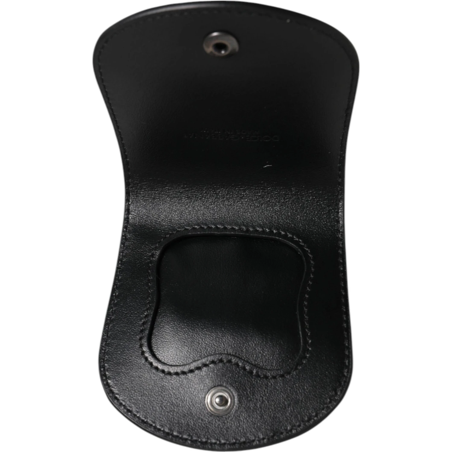 Black Exotic Skin Coin Condom Case Holder Pocket Wallet