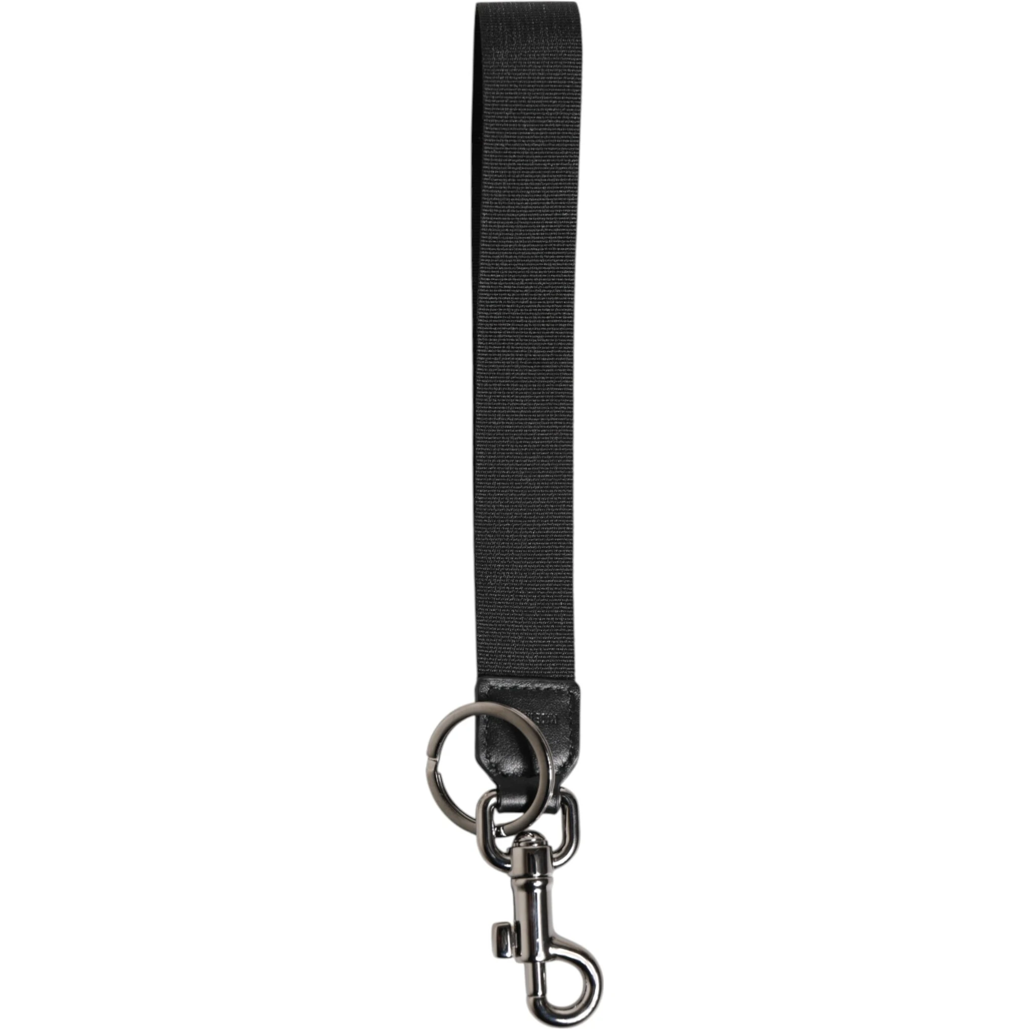 Black Red DG Logo Polyester Silver Men Keychain Keyring
