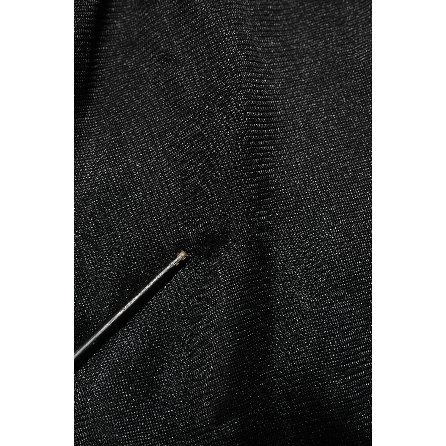 Black Polyester Pullover Sweatshirt Sweater