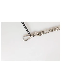 Silver Tone Brass Chain Lobster Clasp DG Logo Bracelet