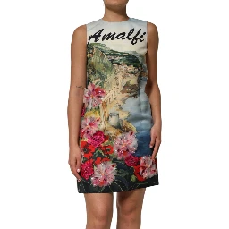 Multicolor Crystal Embellished Mini Dress