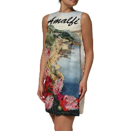 Multicolor Crystal Embellished Mini Dress