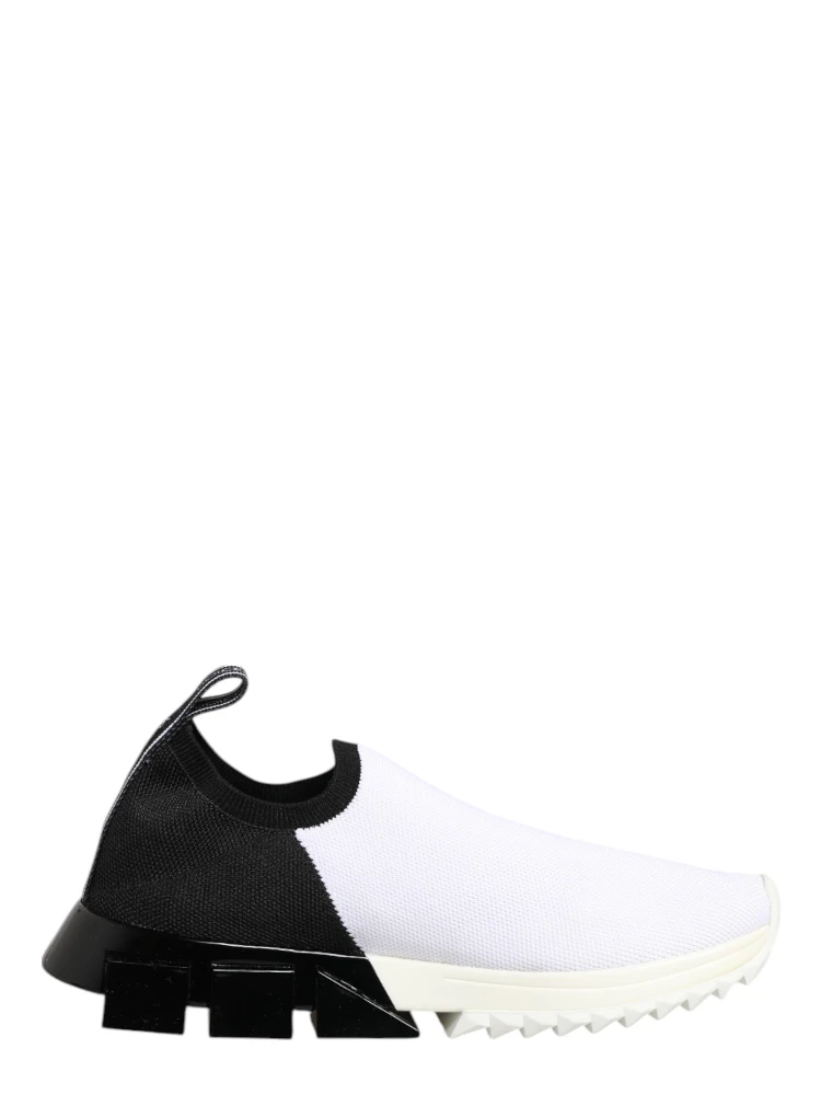 White Black Low Top Sorrento Sneakers Shoes