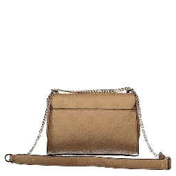 Beige Polyethylene Handbag