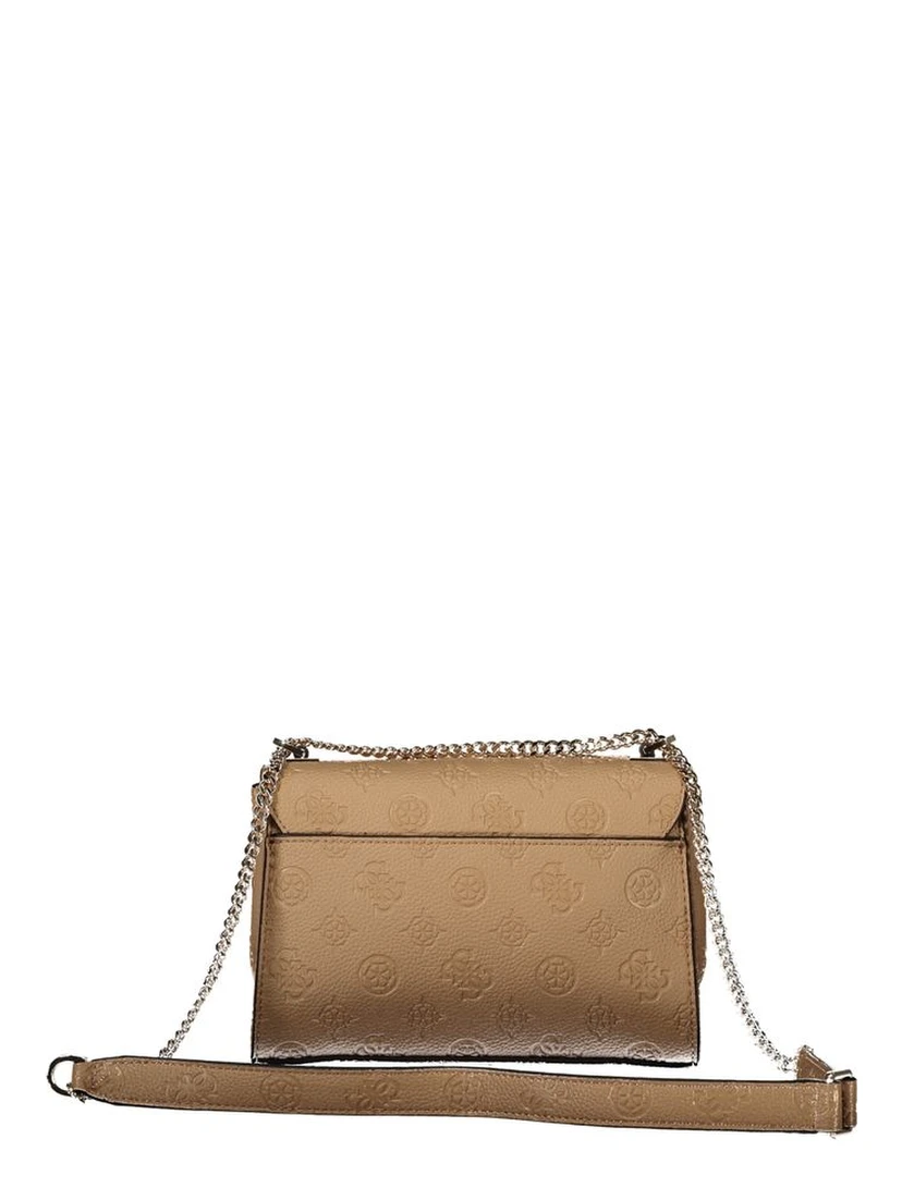 Beige Polyethylene Handbag