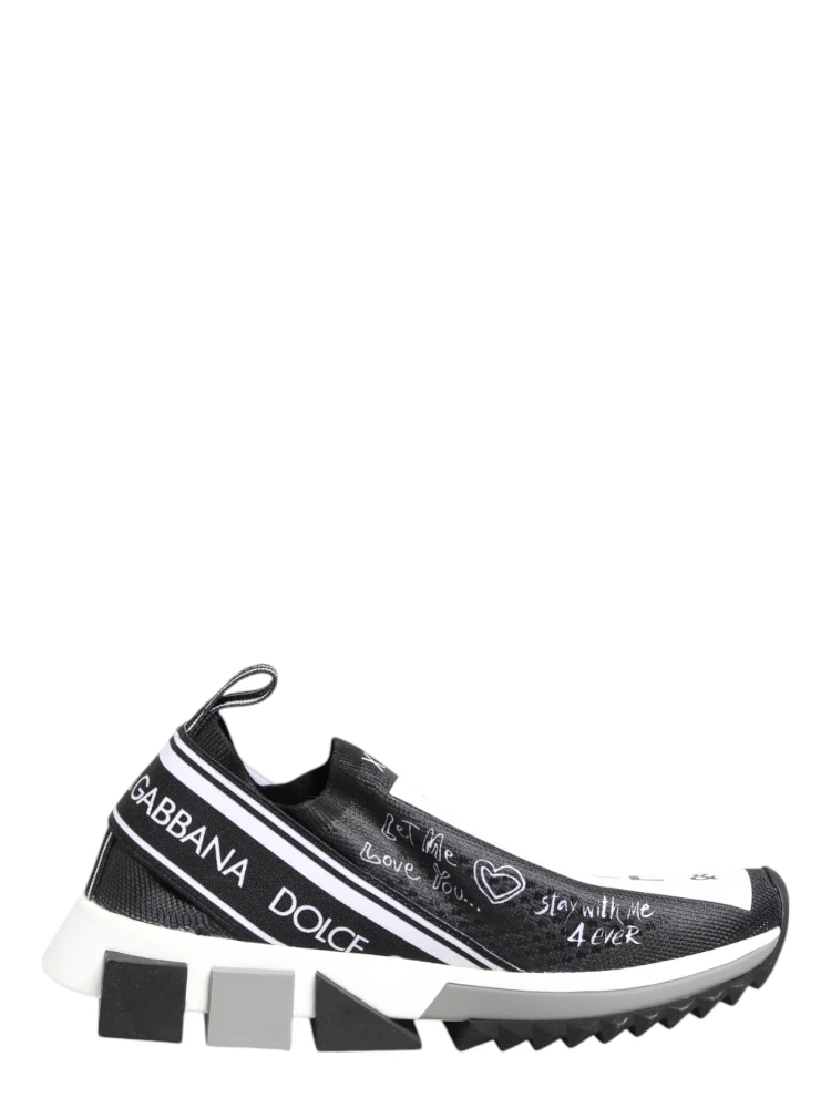 Black White Sorrento Low Top Sneakers Shoes