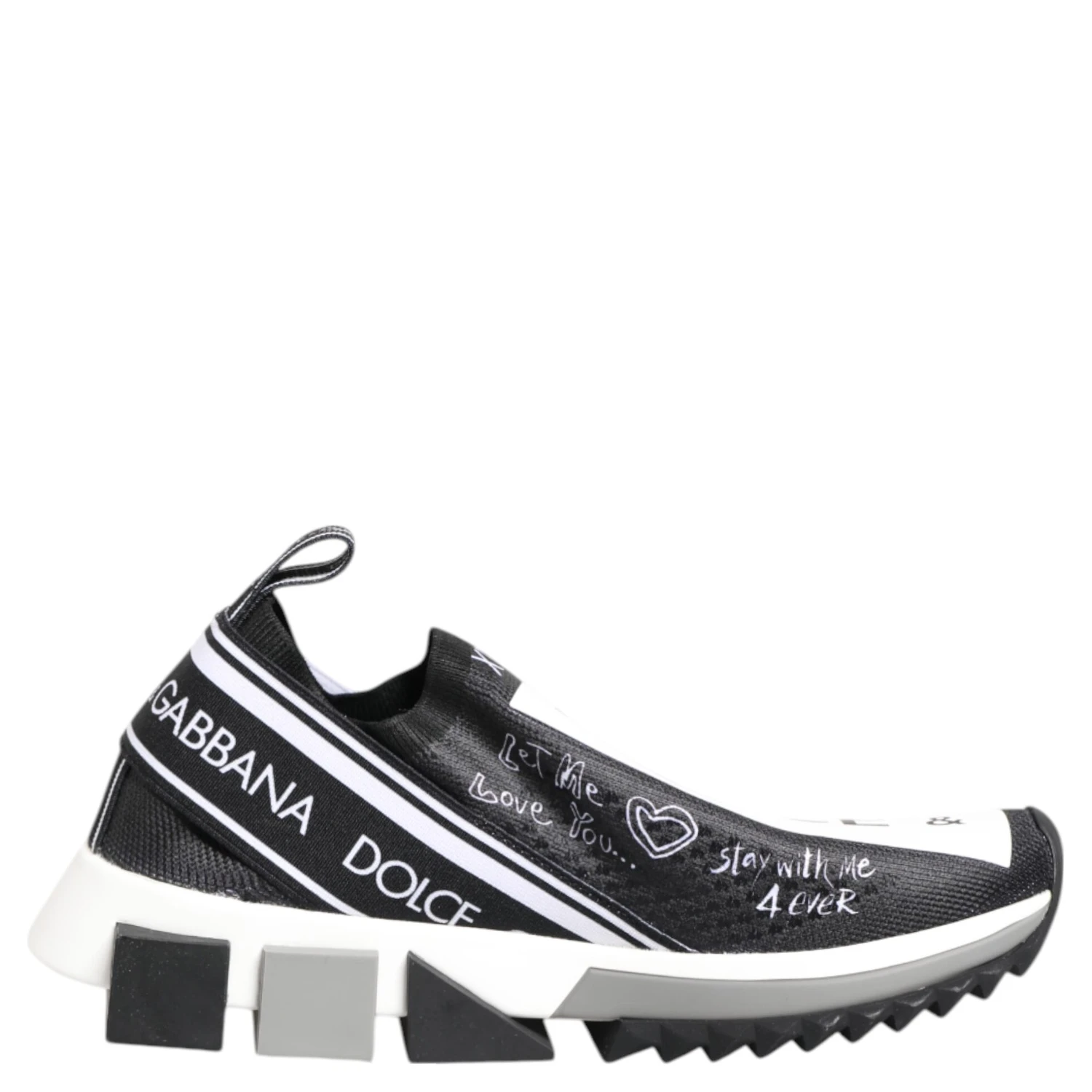Black White Sorrento Low Top Sneakers Shoes
