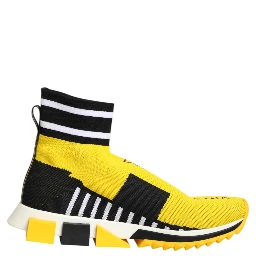 Yellow Black Sorrento Socks Sneakers Shoes