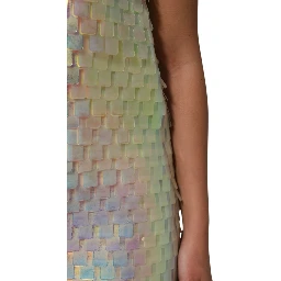 Multicolor Sequin Holographic Mini  Dress