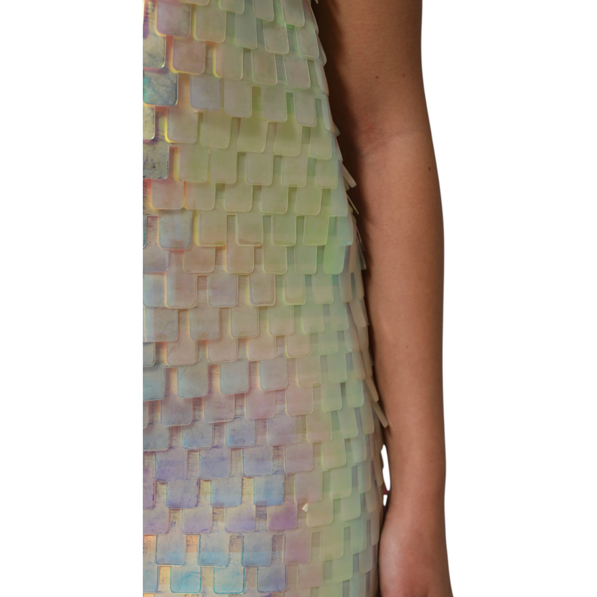 Multicolor Sequin Holographic Mini  Dress