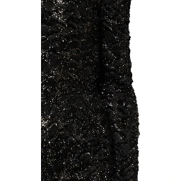 Black Sequin Bouclé Tweed Sheath Dress