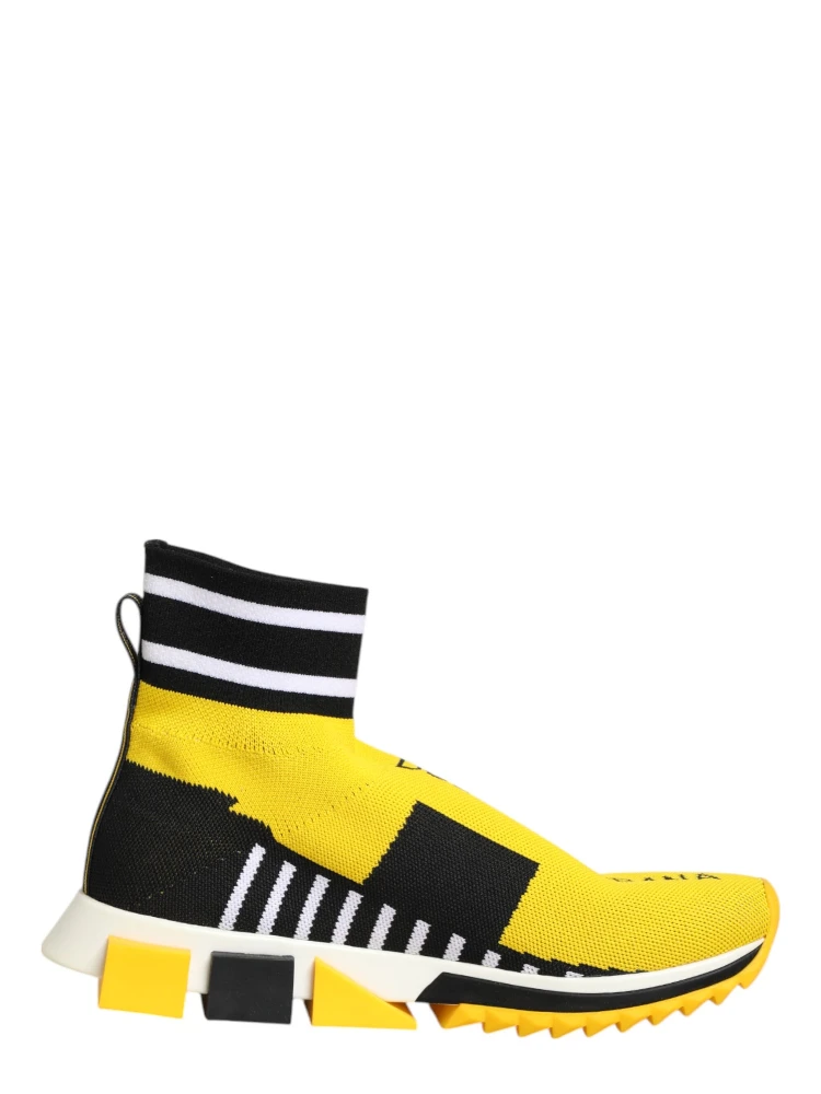 Yellow Black Sorrento Socks Sneakers Shoes alternative