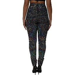 Multicolor Sequined Leggings Trouser Pants
