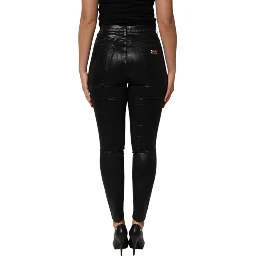 Black High Waist Skinny GRACE Denim Jeans