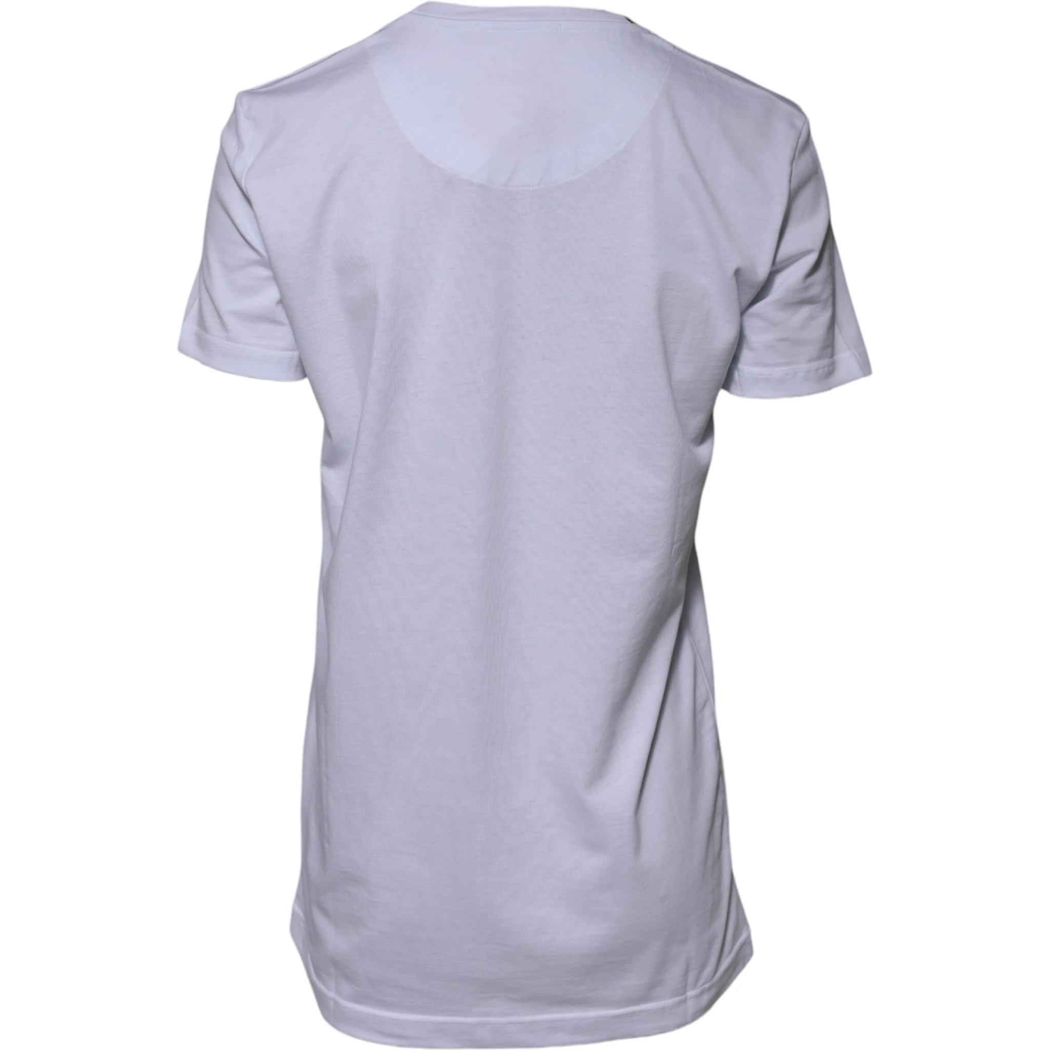 White Cotton Goodluck 2023 Crew Neck T-shirt