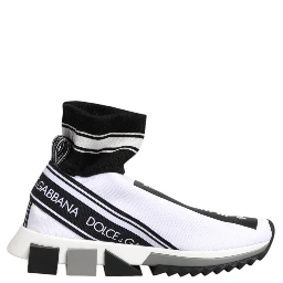 White Black Sorrento Socks Sneakers Shoes