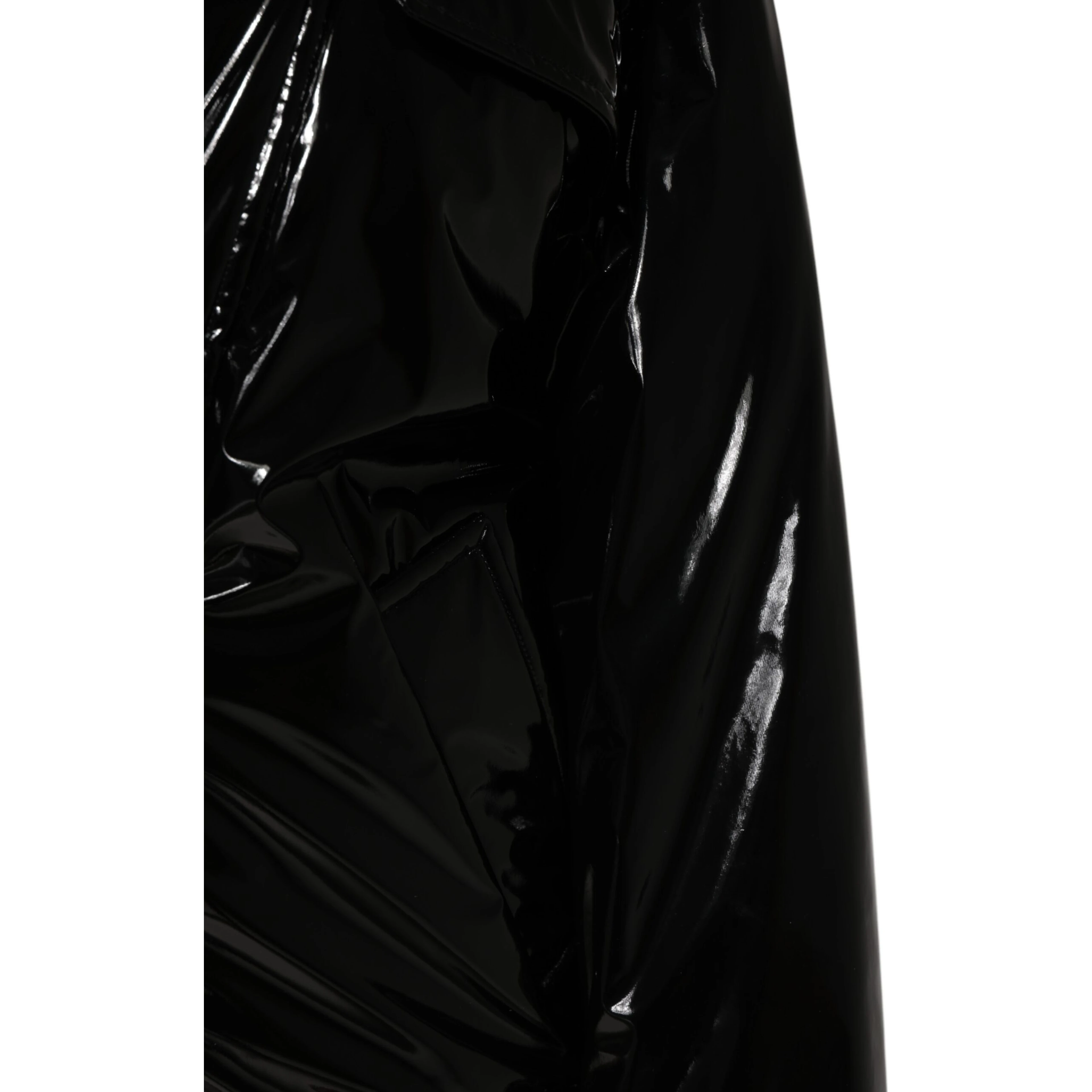 Polyester Black Quilted Puffer Coat  Jacket