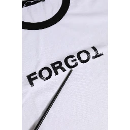 White Cotton Crew Neck Cropped Top T-shirt