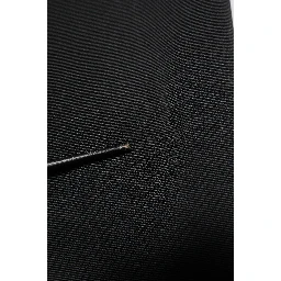 Black Acetate HighWaist Tapered Trouser Pants