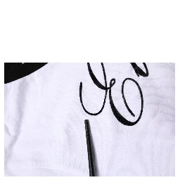 White Eleganza Cotton Crew Neck Tee T-shirt