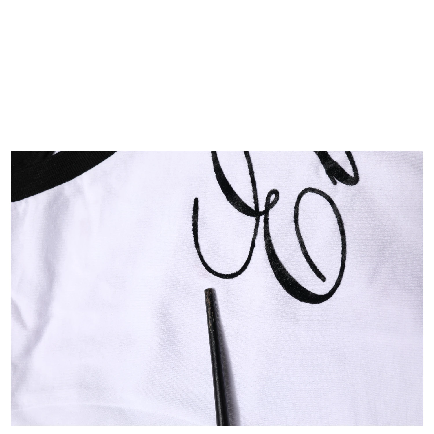 White Eleganza Cotton Crew Neck Tee T-shirt