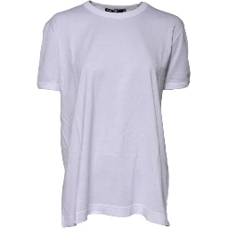 White Cotton Goodluck 2022 Crew Neck T-shirt