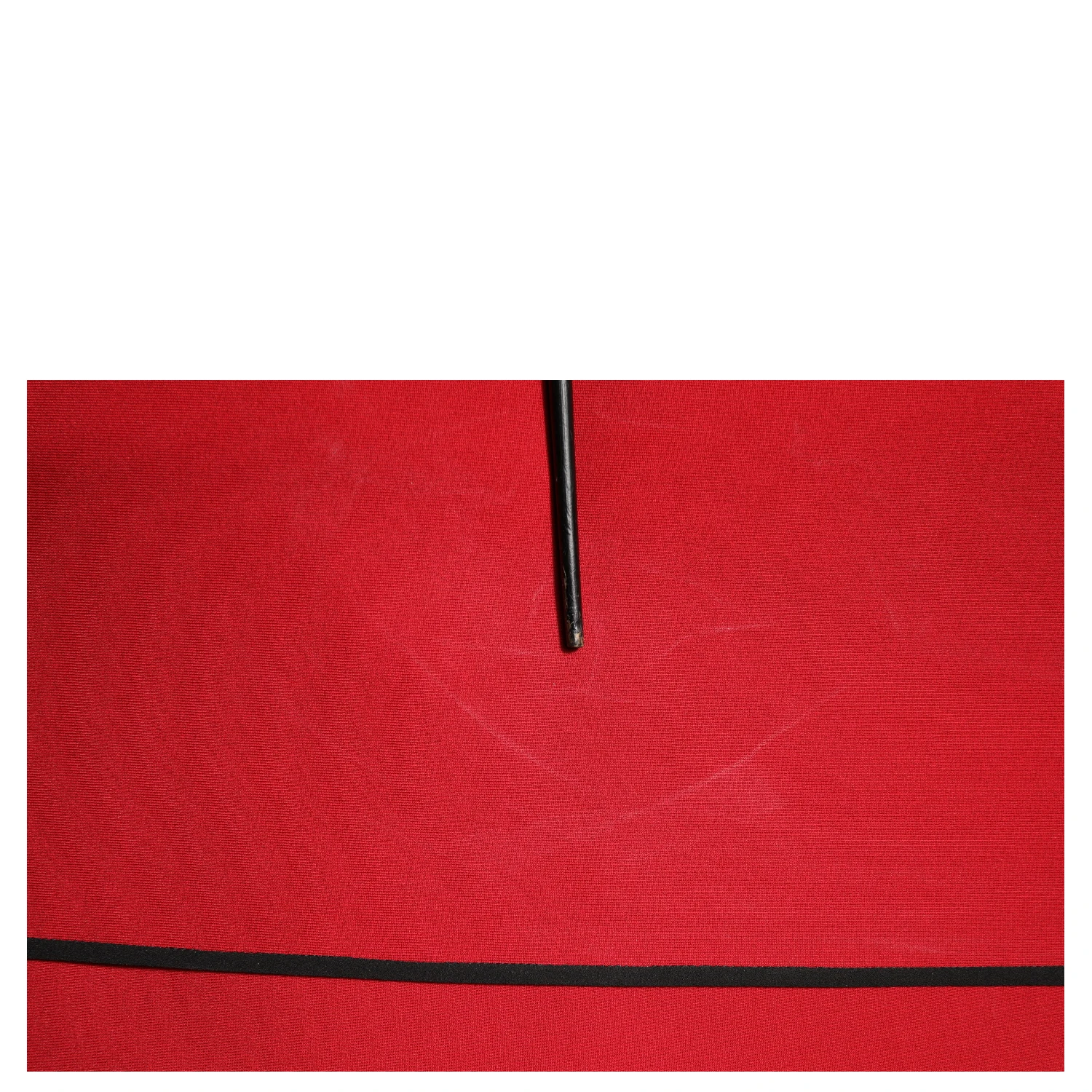 Red Viscose Stretch Slit Sheath Midi Dress