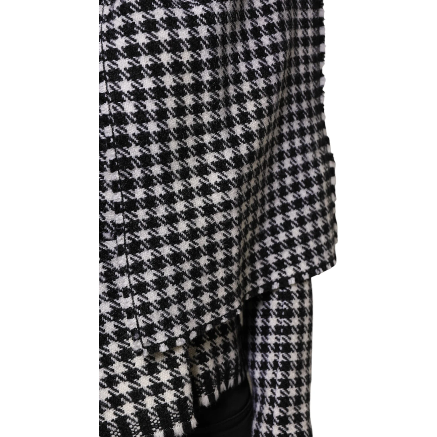 Multicolor Wool Monochrome Patterned Jacket