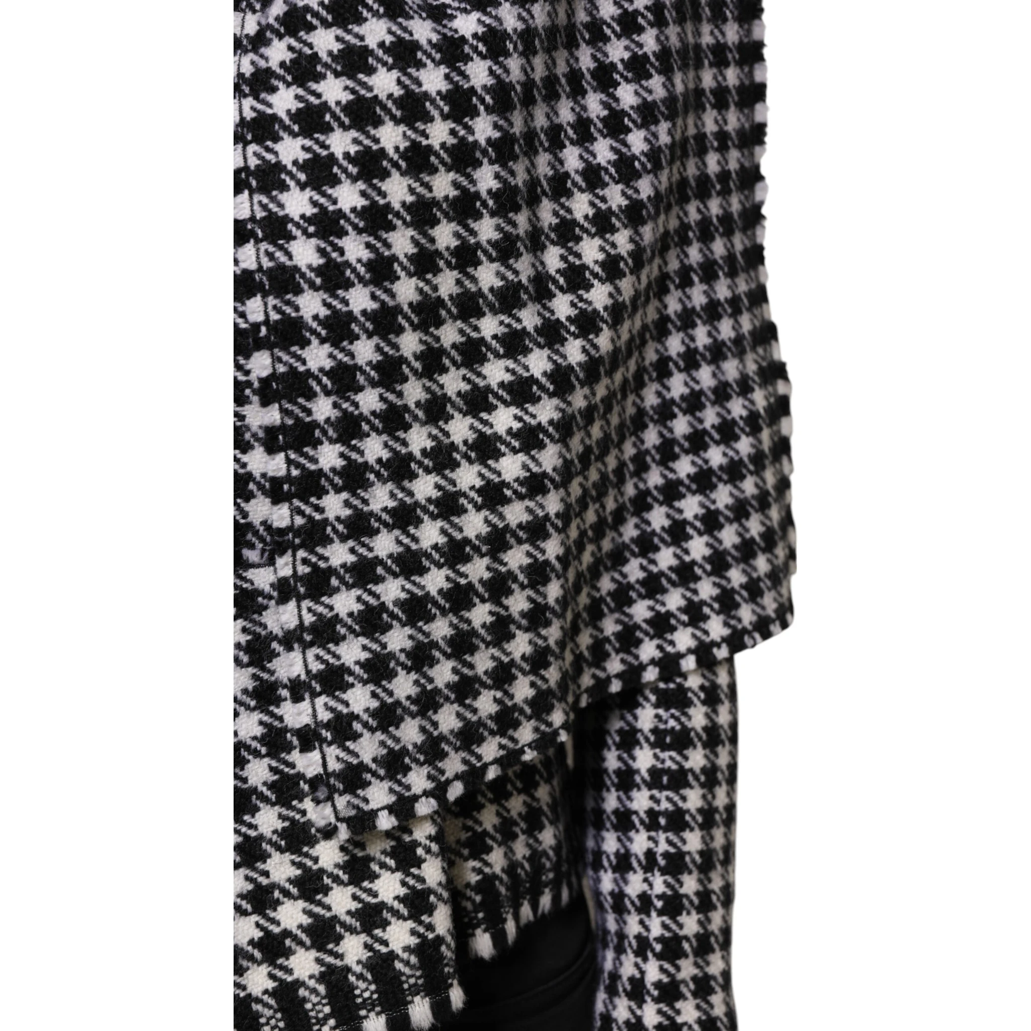 Multicolor Wool Monochrome Patterned Jacket