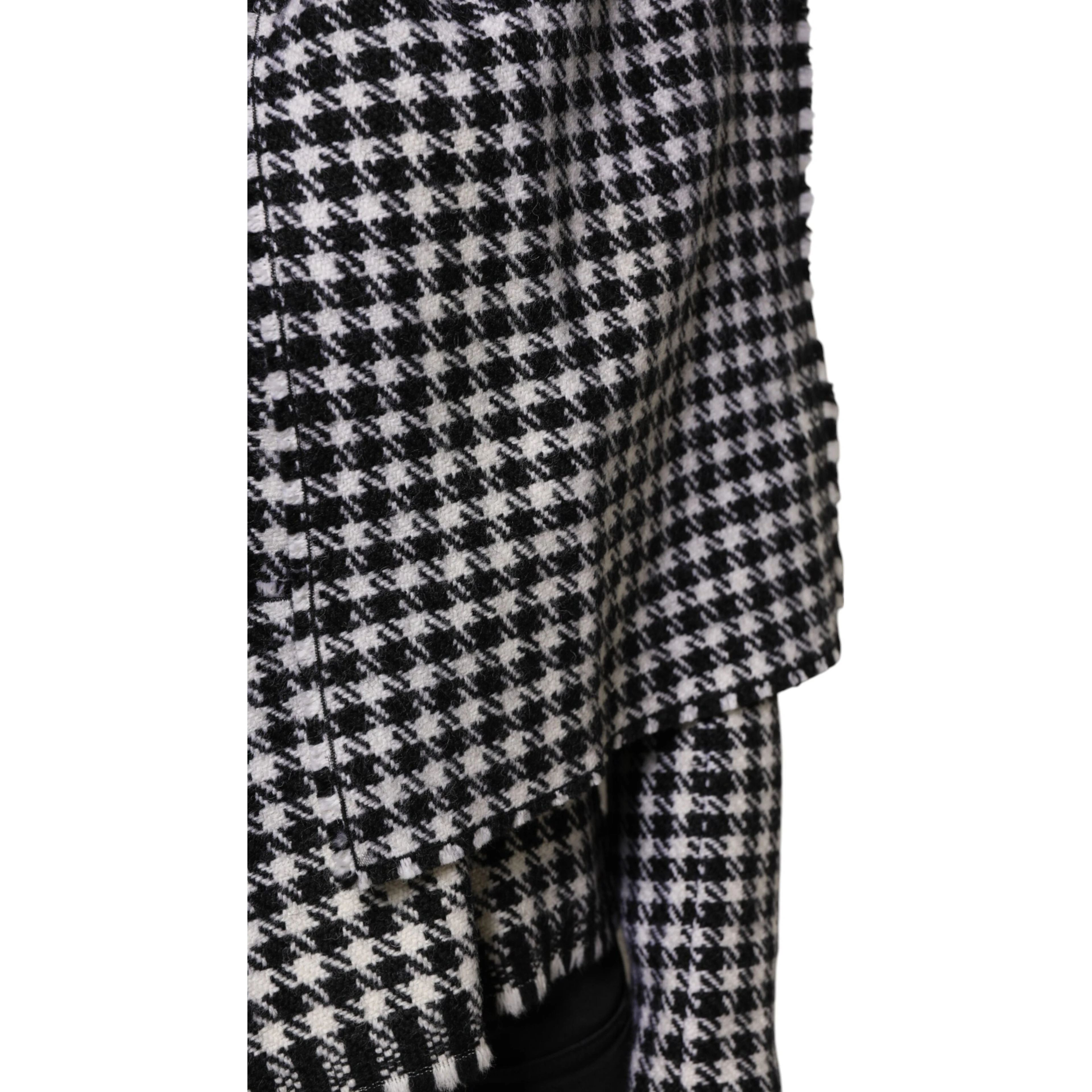Multicolor Wool Monochrome Patterned Jacket