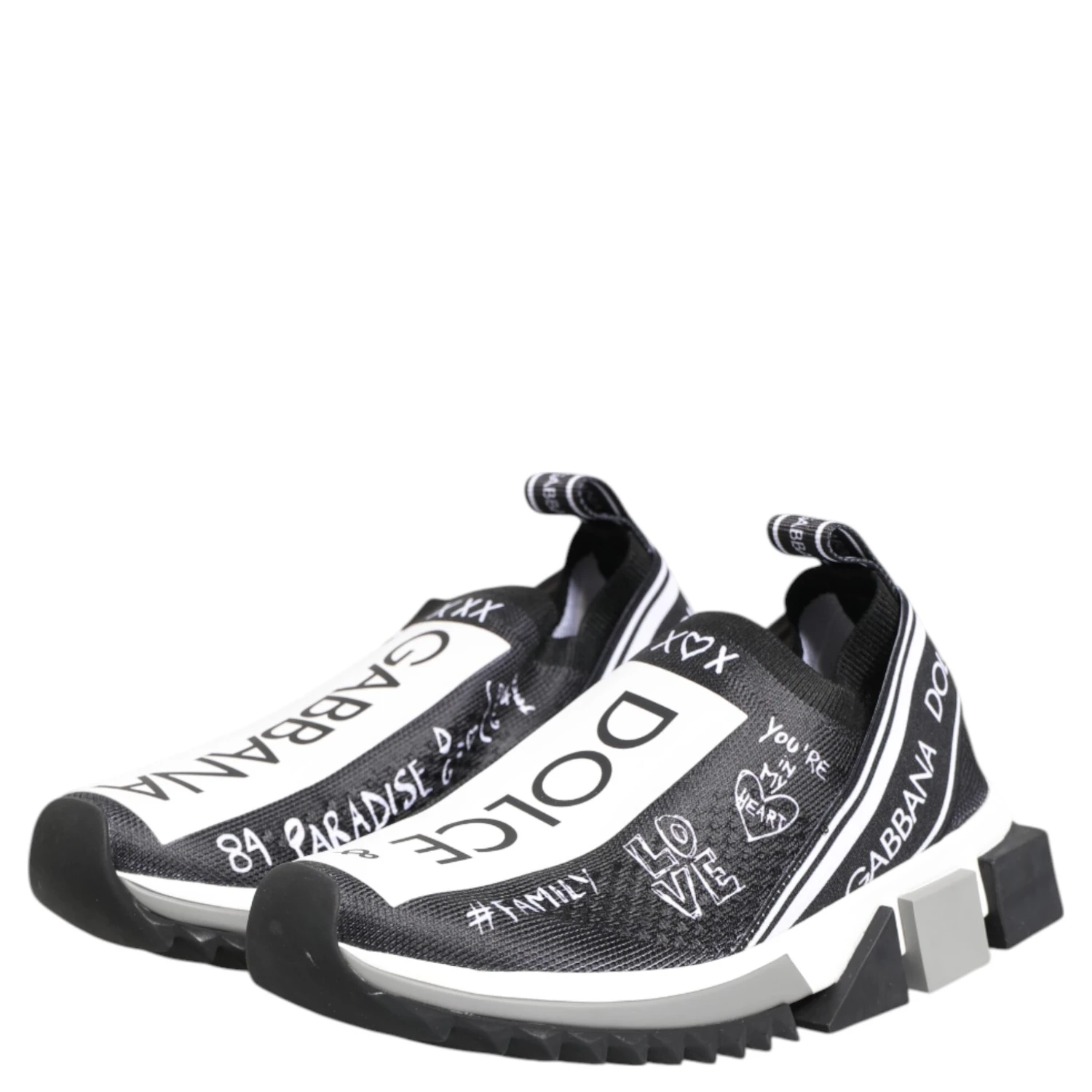 Black White Sorrento Low Top Sneakers Shoes