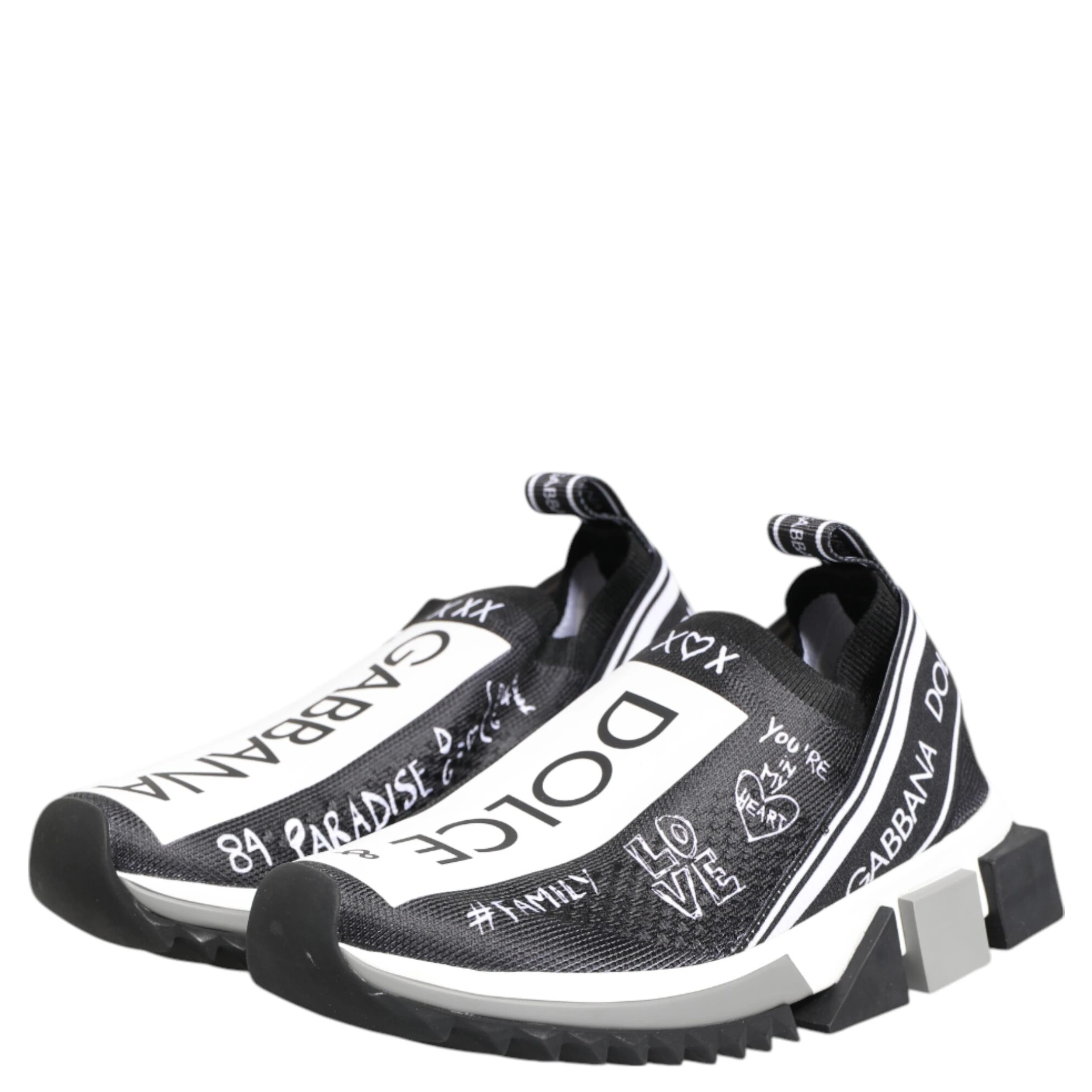 Black White Sorrento Low Top Sneakers Shoes
