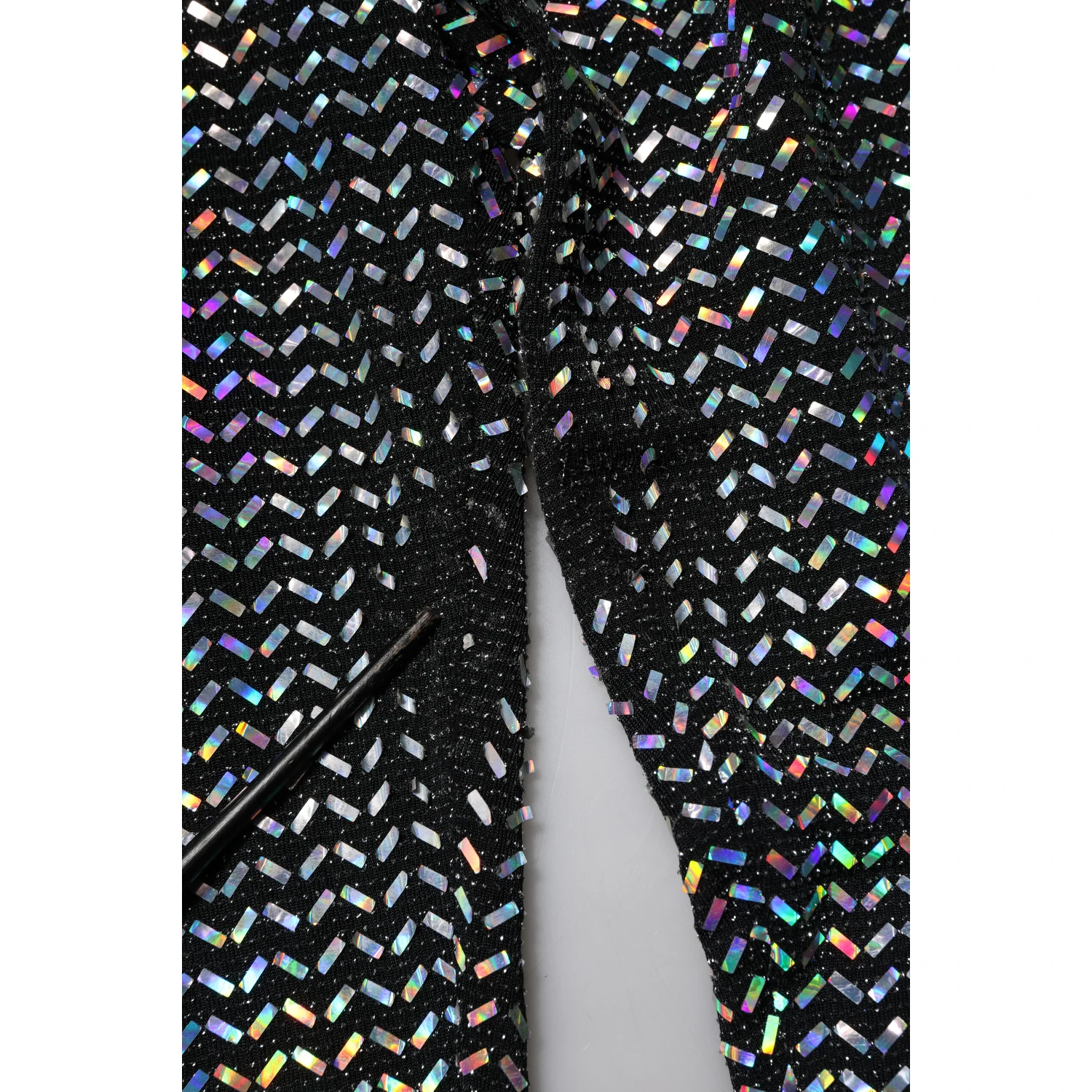 Multicolor Sequined Leggings Trouser Pants