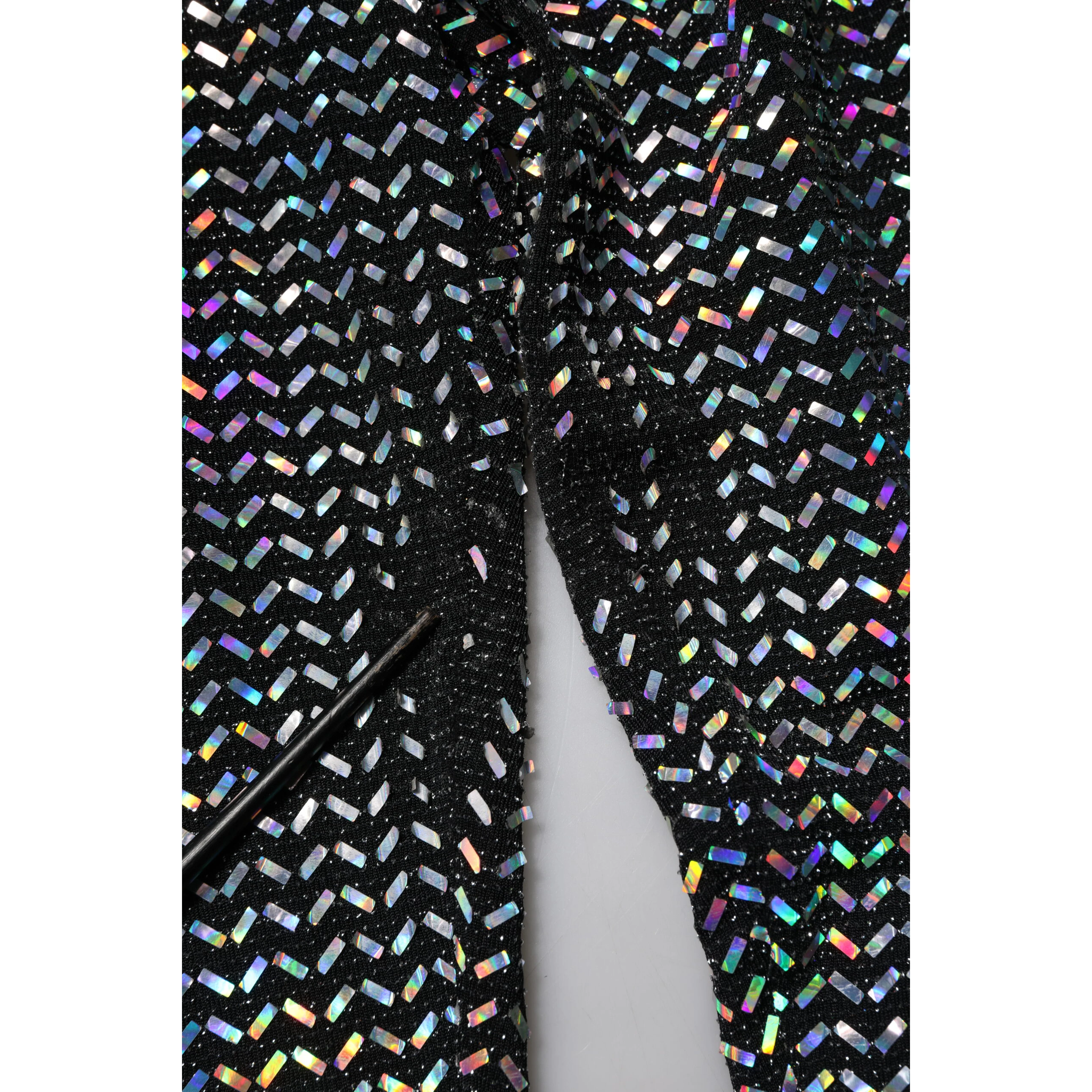 Multicolor Sequined Leggings Trouser Pants