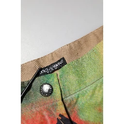 Multicolor High Waist Cargo Trouser Pants