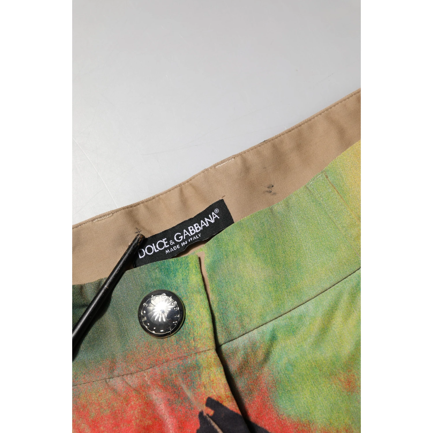Multicolor High Waist Cargo Trouser Pants