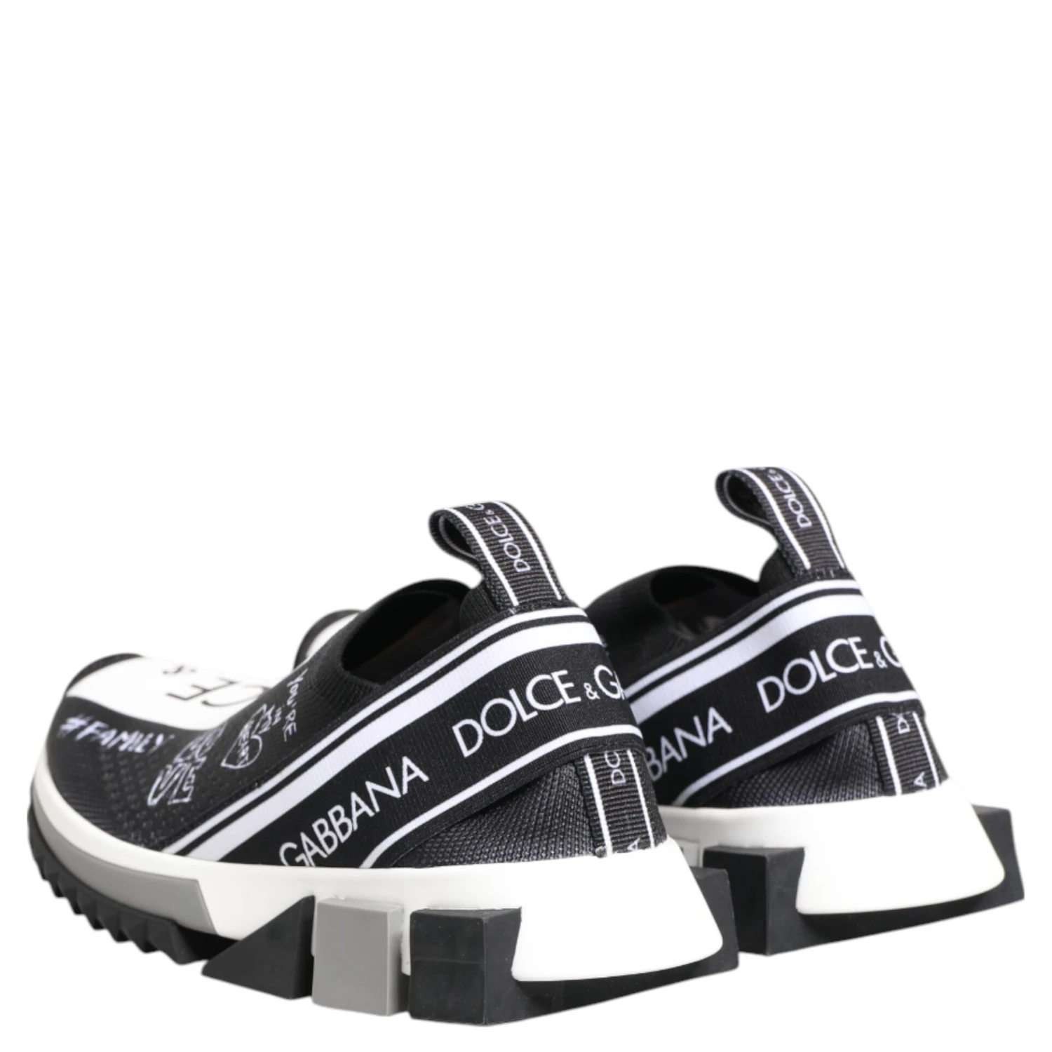 Black White Sorrento Low Top Sneakers Shoes