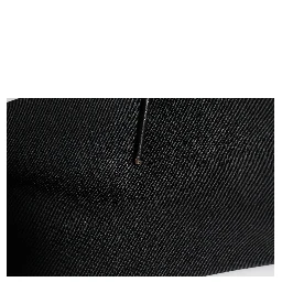 Black Acetate HighWaist Tapered Trouser Pants
