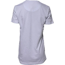 White Cotton Goodluck 2023 Crew Neck T-shirt