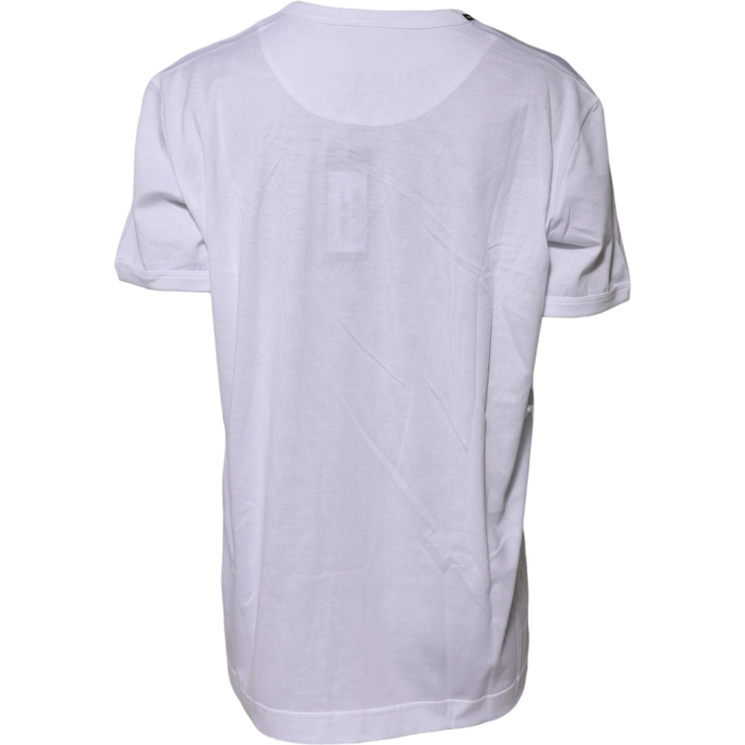 White Cotton Goodluck 2022 Crew Neck T-shirt