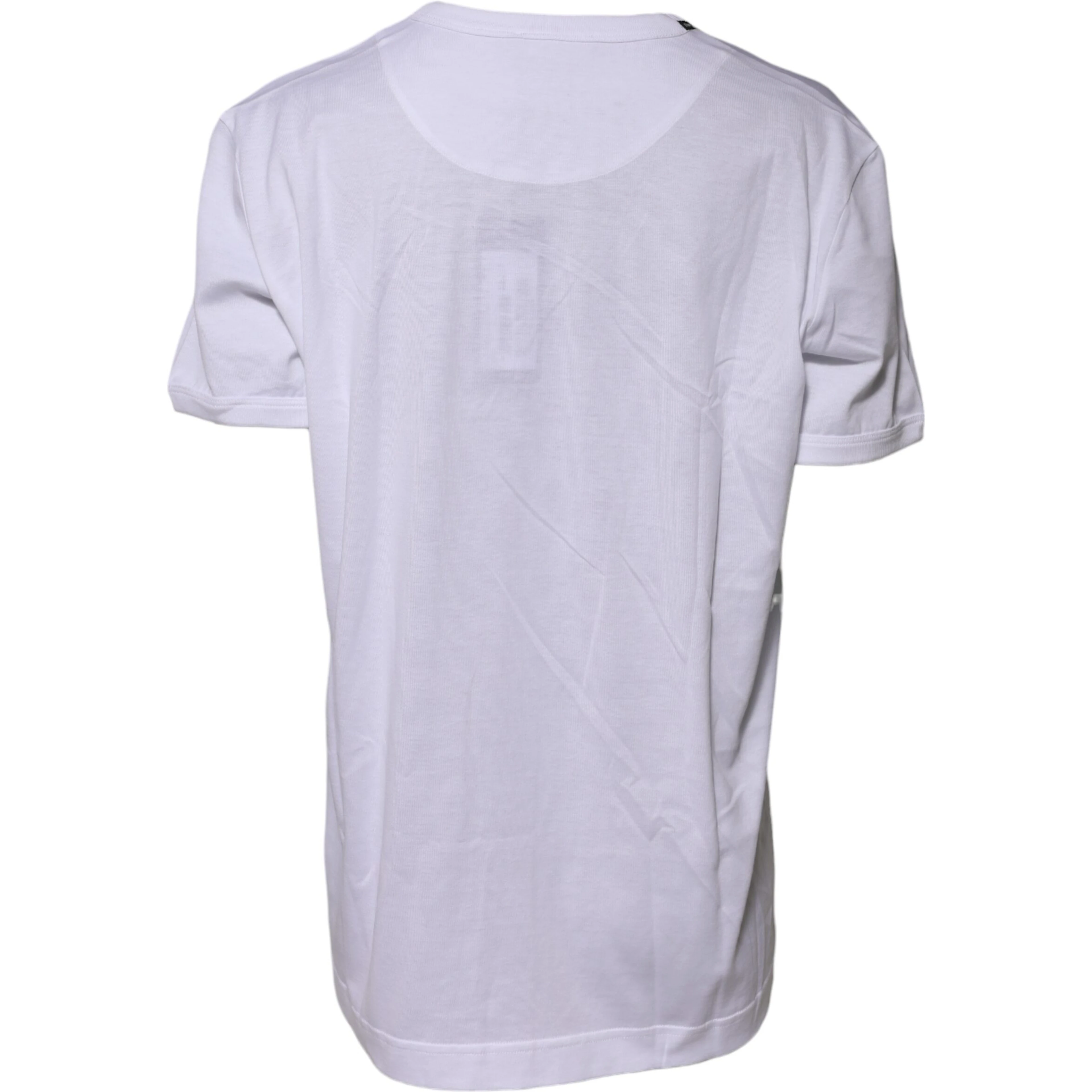 White Cotton Goodluck 2022 Crew Neck T-shirt