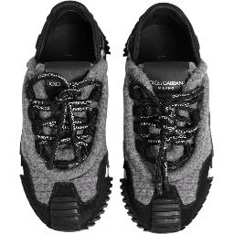 Black Gray NS1 Low Top Sneakers Shoes