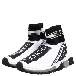 White Black Sorrento Socks Sneakers Shoes