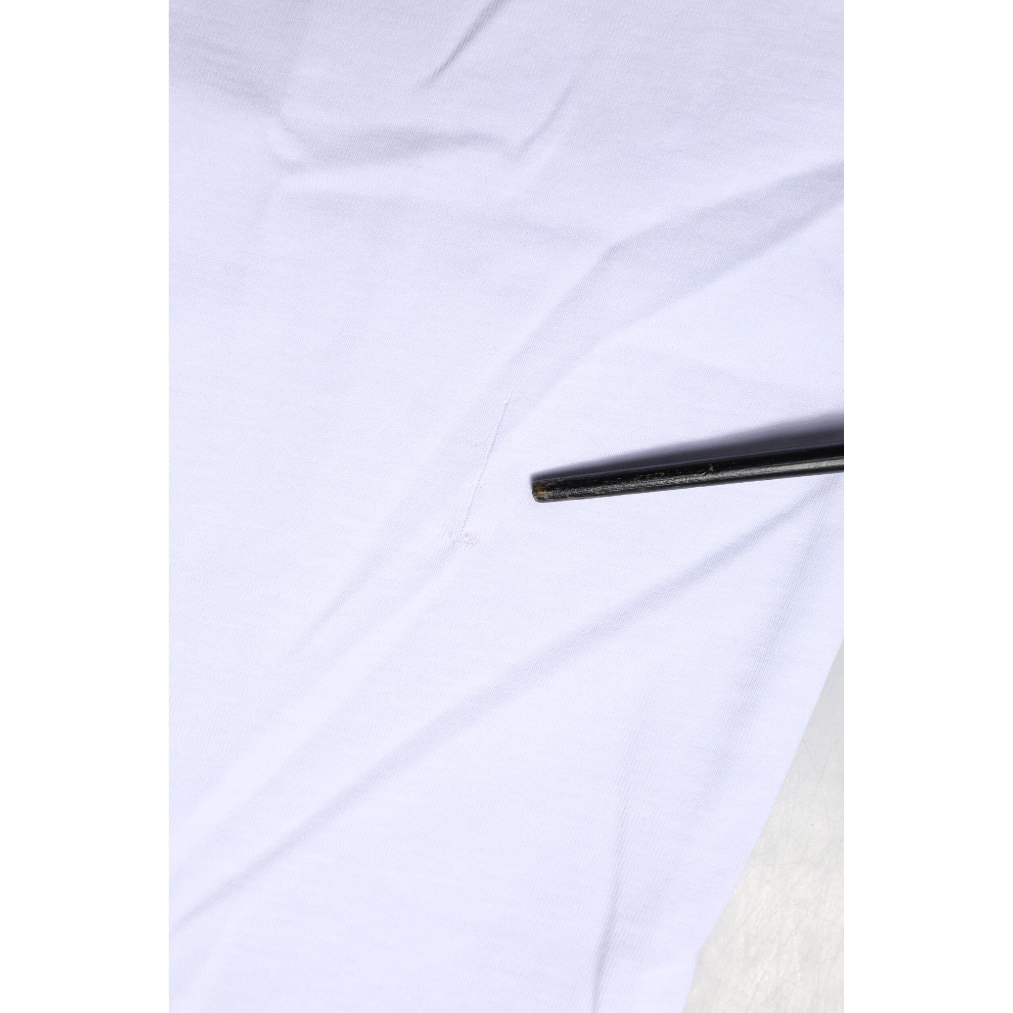 White Cotton Goodluck 2023 Crew Neck T-shirt