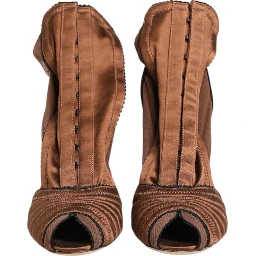 Brown Bette High Heeled Ankle Boots Shoes