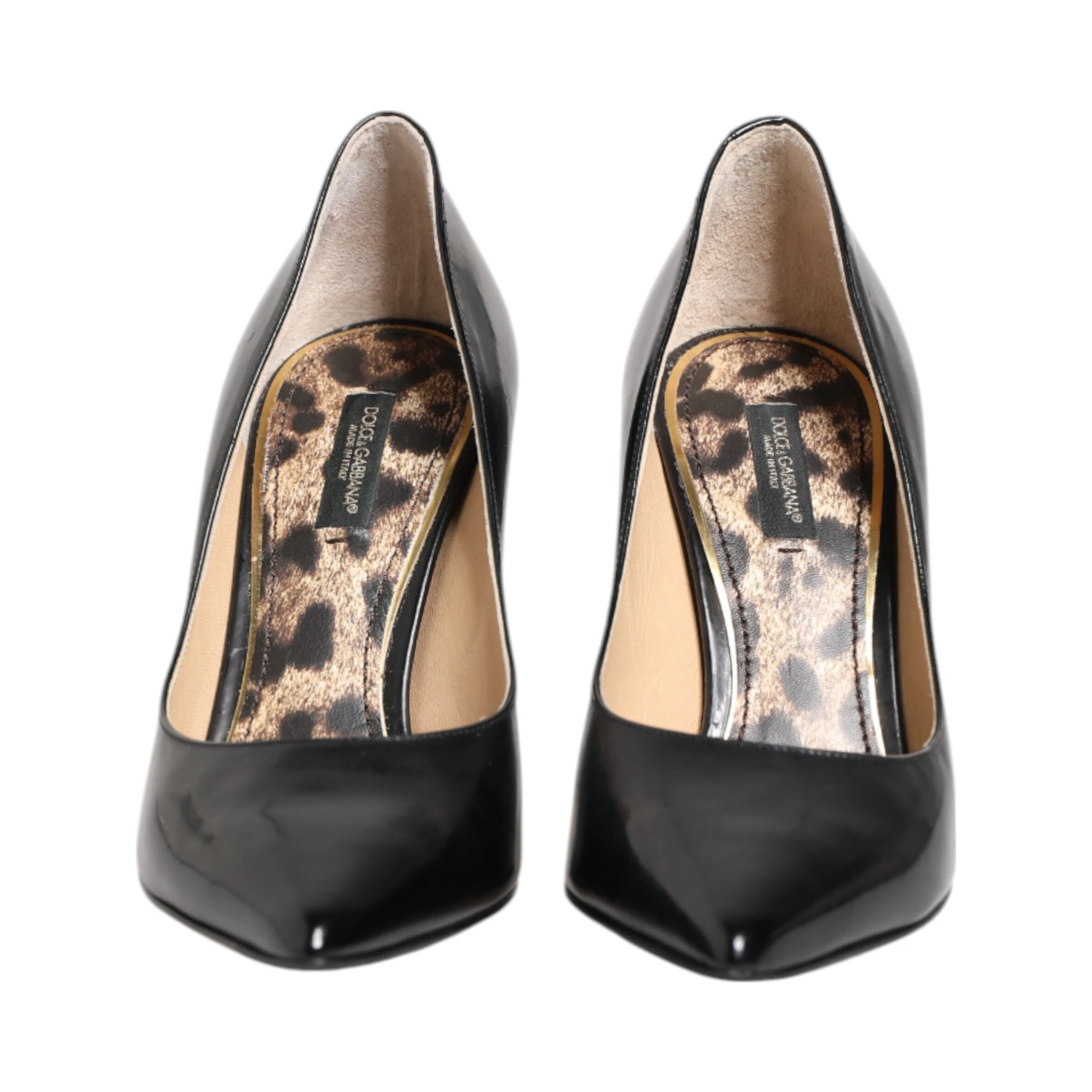 Black Calf Leather Stiletto Heels Pumps Shoes