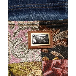 Blue Tattered High Waist Women Denim Jeans