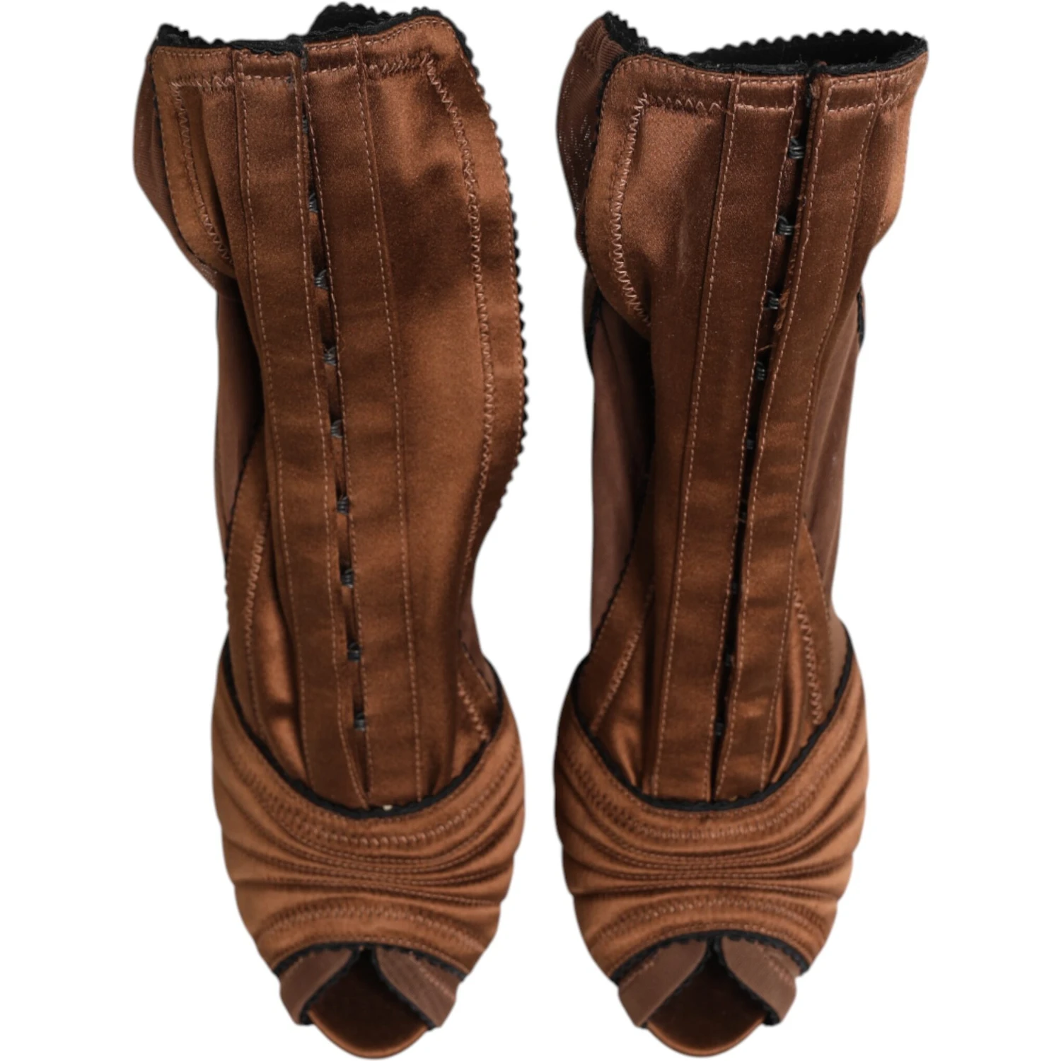 Brown Bette High Heeled Ankle Boots Shoes